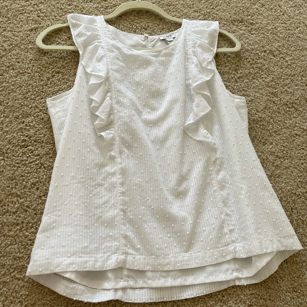 J. Crew Raffle top, cotton